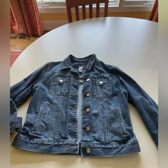 Jones New York Premium Denim Jacket - Large - Picture 1 of 6